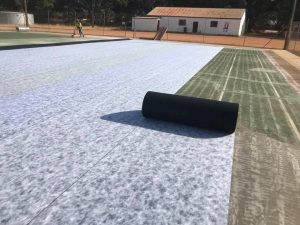 rolling out turf